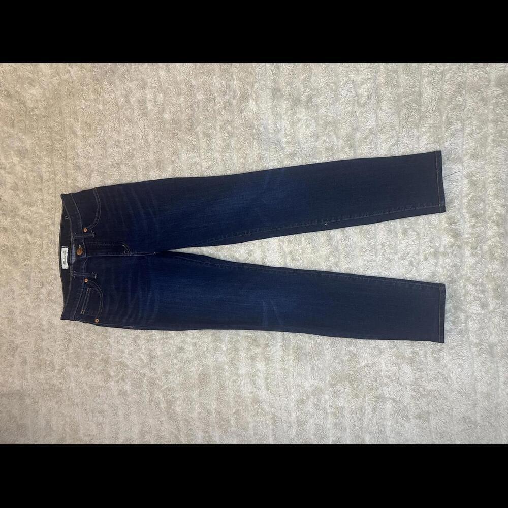 Madewell dark wash 9" Mid-Rise skinny jeans Size 25